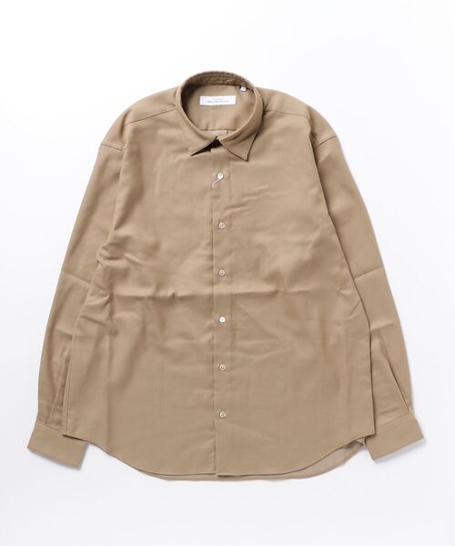 green label relaxing 「green relaxing」 長袖シャツ S ベージュ メンズ