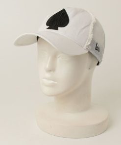 NEW ERA 「NEW ERA」 メッシュキャップ - ホワイト メンズ