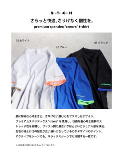 antiqua ANTIQUA GOLF×STCH メッシュ風配色トップス 送料無料・80ptメール便可