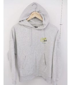 ◇ FREAK'S STORE フリークスストア プリント 裏起毛 長袖 プルオーバー パーカー サイズ XS グレー メンズ