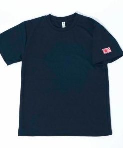 ふるさと納税 呉市 Tシャツ【左腕 軍艦旗】自衛隊グッズ 旭日旗　ネイビー　2Lサイズ ku091-079-2l-r